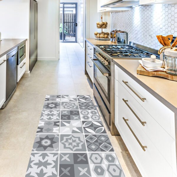 Lefkada Vinyl Floor Mat Artsy Mats