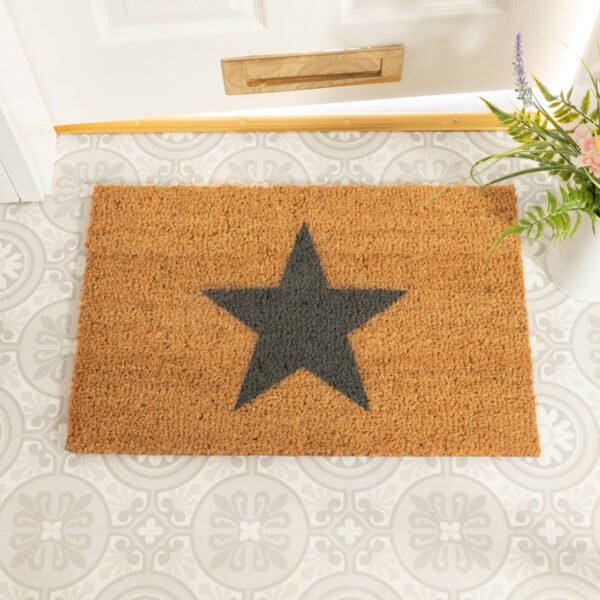 Star Grey Doormat Artsy Mats