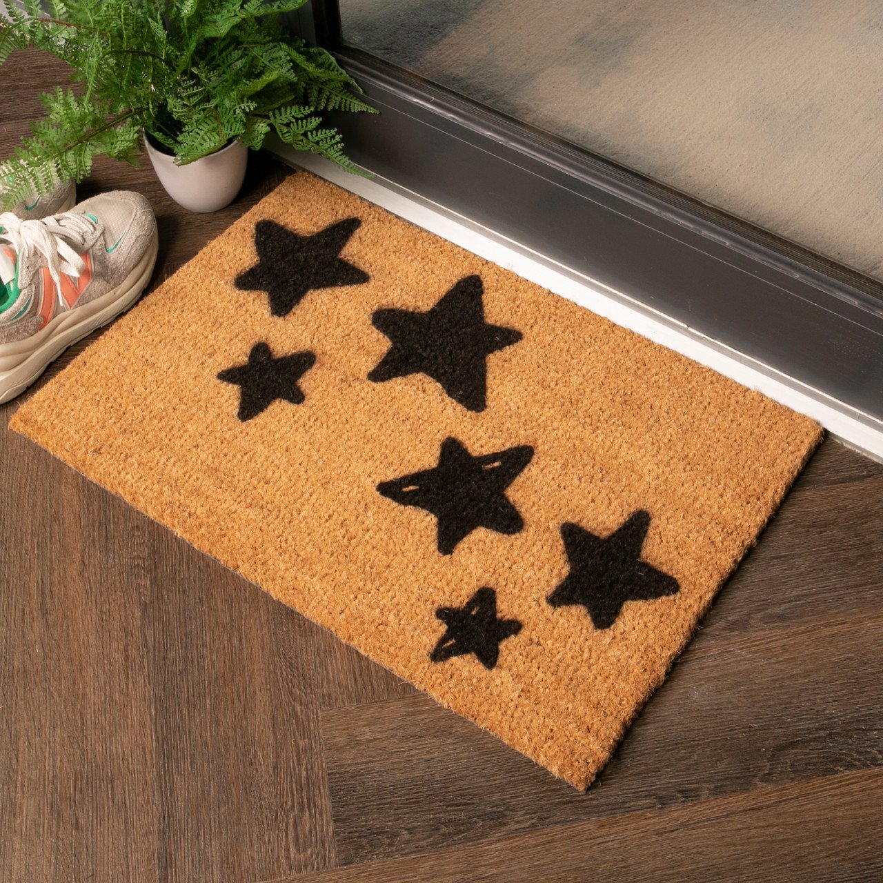 Hand Drawn Stars Doormat Artsy Mats