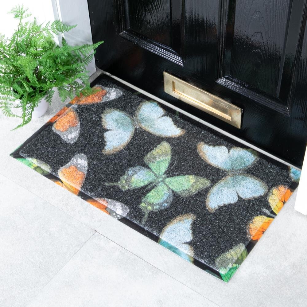 Welcome Home with our Whimsy Giraffe Coir Mat, Functional Front