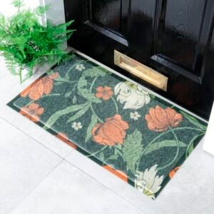 William Morris Floor Mat Waterproof Indoor Outdoor Door Mat Rug