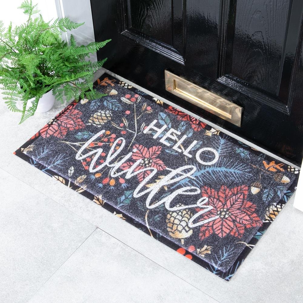 Hello Winter Doormat (70 x 40cm) Artsy Mats