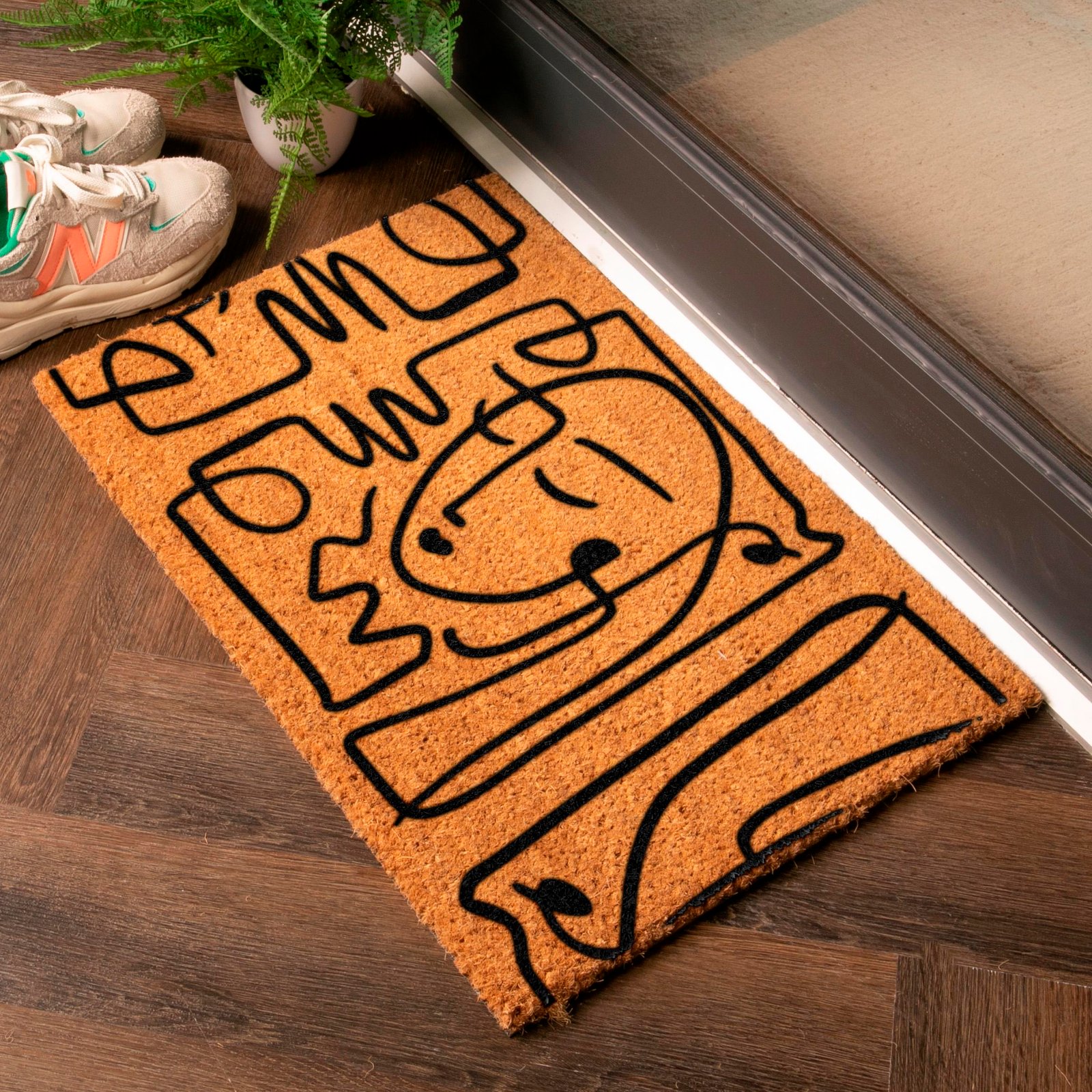 Line Art Faces Doormat Artsy Mats